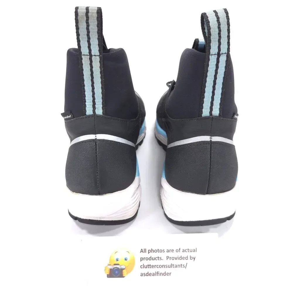 Sergio Grasso Drawstring Equestrian Boots Womens 5 Black Blue White